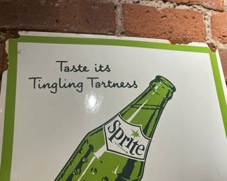 Retro Sprite Porcelain Sign