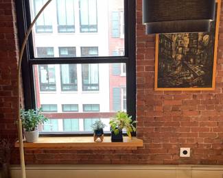 Large Brightech Mason Arc Floor Lamp