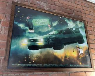 “Back To The Future Part 2” Art Screen Print Movie Poster By Kevin Wilson (Limited Edition Of 200) For Bottleneck Gallery