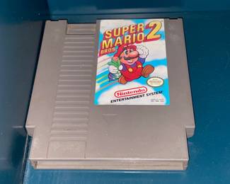 Vintage Nintendo Entertainment System "Super Mario Bros 2" Video Game
