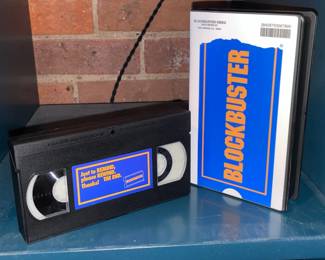 Blockbuster Display VHS