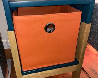 Single Bookcase W/ Cube Bin