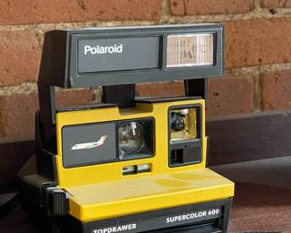 Vintage Polaroid Topdrawer Supercolor 600 Camera