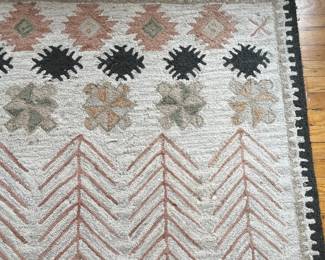 Momeni "Tahoe Collection" Loop Tufted Hand Made Area Rug From India (7' 6" x 9' 6")