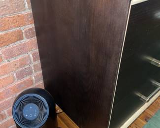 Lucia 6 Drawer Dresser Cabinet Black W/ Acrylic Hardware