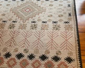 Momeni "Tahoe Collection" Loop Tufted Hand Made Area Rug From India (7' 6" x 9' 6")