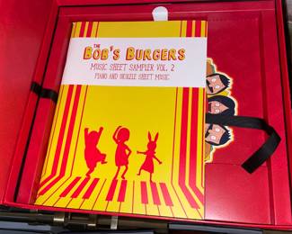 The Bob's Burgers Music Album Vol.2 Boxed Set W/ Albums, Stickers, Posters, Etc.