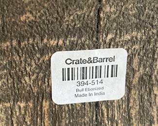 Bull Ebonized Decor By Crate & Barrel