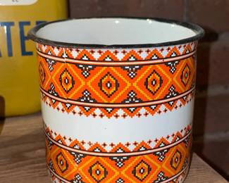 Vintage Enamel Cup