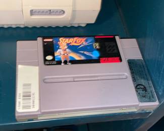 Vintage Super Nintendo Entertainment System "Starfox" Video Game