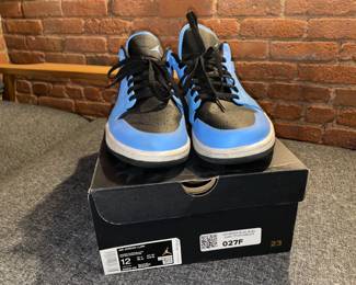 Nike Air Jordan 1 Low 553558 403 University Blue/Black-White (Size 12) W/ Box