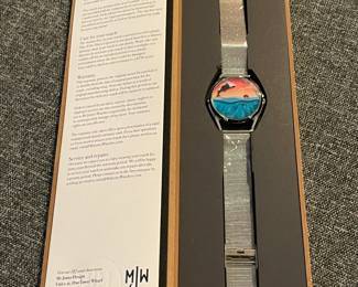 Collectible "Mare Adesso" Wrist Watch Designed By Italian Designer Matteo Girardi For Mr Jones Watches. Comes W/ Paperwork & Original Box. Printed & Assembled In London.
