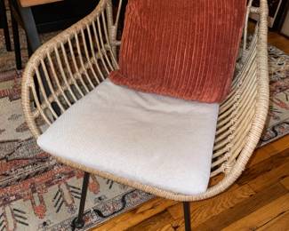 Amazon Woven Faux Rattan Chairs W/ Cushions 