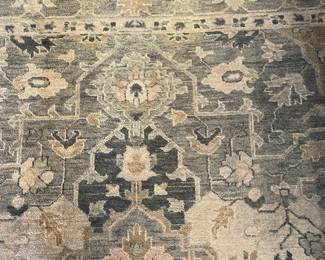 "Nola Blue" Area Rug By Crate & Barrel (8' x 10')