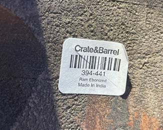 Ram Ebonized Decor By Crate & Barrel