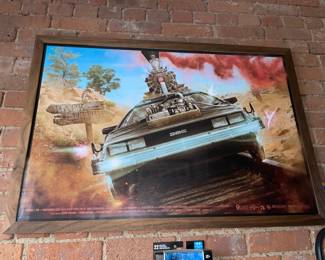 “Back To The Future Part 3” Art Screen Print Movie Poster By Kevin Wilson (Limited Edition Of 200) For Bottleneck Gallery