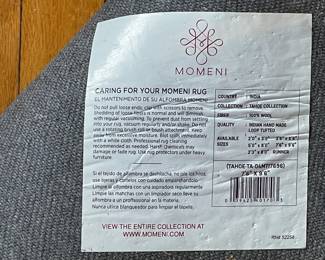 Momeni "Tahoe Collection" Loop Tufted Hand Made Area Rug From India (7' 6" x 9' 6")