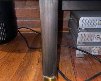 Lucia 6 Drawer Dresser Cabinet Black W/ Acrylic Hardware