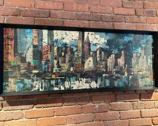 Framed NYC Painting