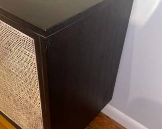 Crate & Barrel Libby 72” Black Credenza 