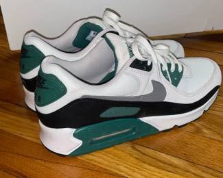 Nike Air Max 90 DM0029-116 Summit White/Evergreen Aura/Vast Grey/Smoke Grey (Most Likely Size 12)