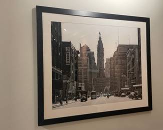 Framed Black & White Photograph (Philadelphia)