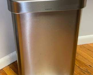 Simplehuman Stainless Steel 45 Liter Rectangular Step Kitchen Trash Can W/ Liner Pocket
