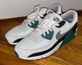 Nike Air Max 90 DM0029-116 Summit White/Evergreen Aura/Vast Grey/Smoke Grey (Most Likely Size 12)