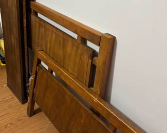 Four Vintage wooden Bed Frames Full Size with FREE mattresses with purchase of bed frame