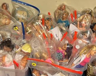 Tons of Barbies circa 70's