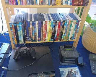 PS3, dvds and cds
