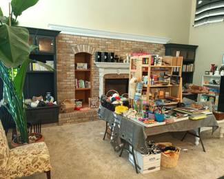 Crafting, books and decor