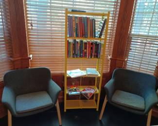Chairs and books