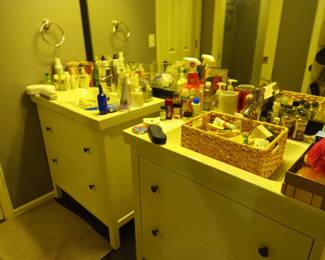 More unconsumed bathroom consumables