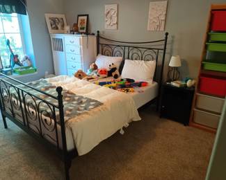 Kids bedroom 1, found nerf guns under the bed.  