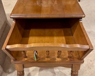 PRE-SALE ITEM #48 - Solid Maple Magazine/End Table $30 (19x25x21)