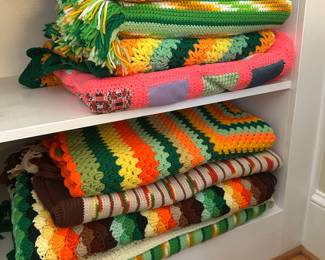 1960’s afghans (18 of them)