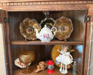 Goofus Glass;  Shirley Temple Doll