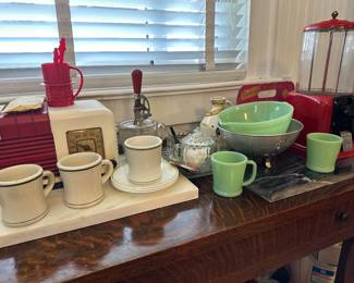 Jadeite; 1950’s Gumball machine