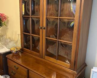 Nutmeg Maple Hutch