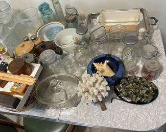 Vintage Canisters and Ball Jars