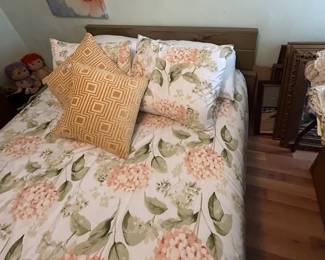 Full size bed complete with MCM Headboard, footboard, and frame.