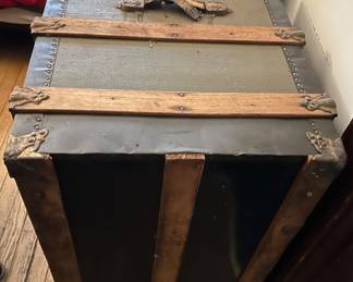 c1900 Victorian Steamer Trunk!