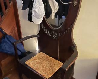 Victorian Antique Hall Tree! c1900