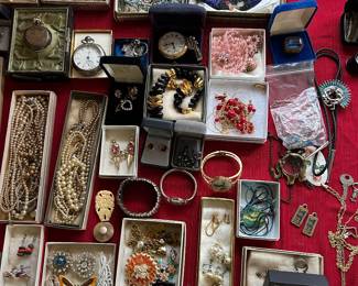 Vintage jewelry and watches