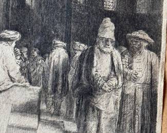 Early Rembrandt etching