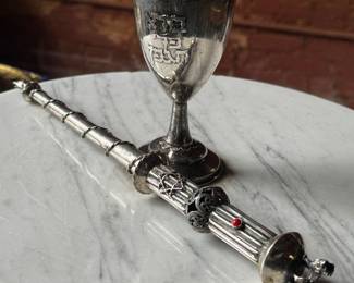 Sterling silver Judaica