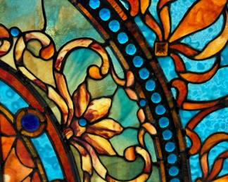 Art Nouvea stained Glass