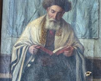 Isadora Kaufman painting rare Judaica 