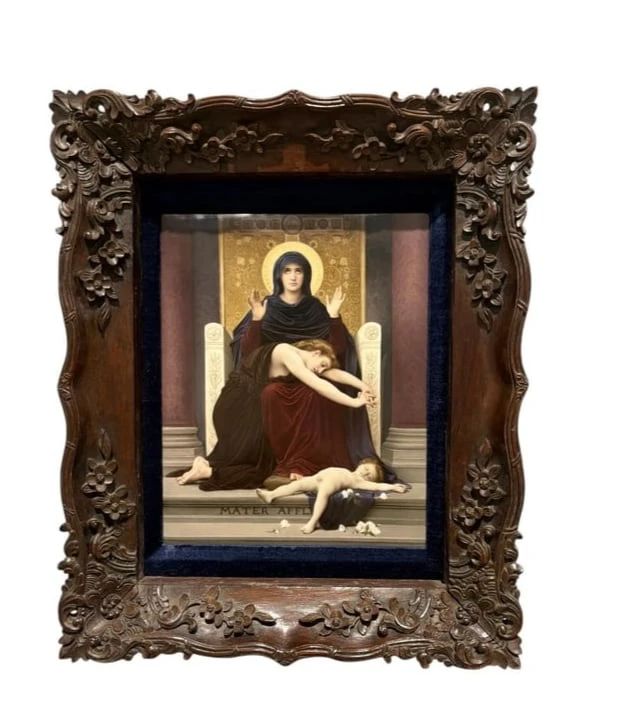 KPM Plaque - Mother of Consolation after William-Adolphe Bouguereau